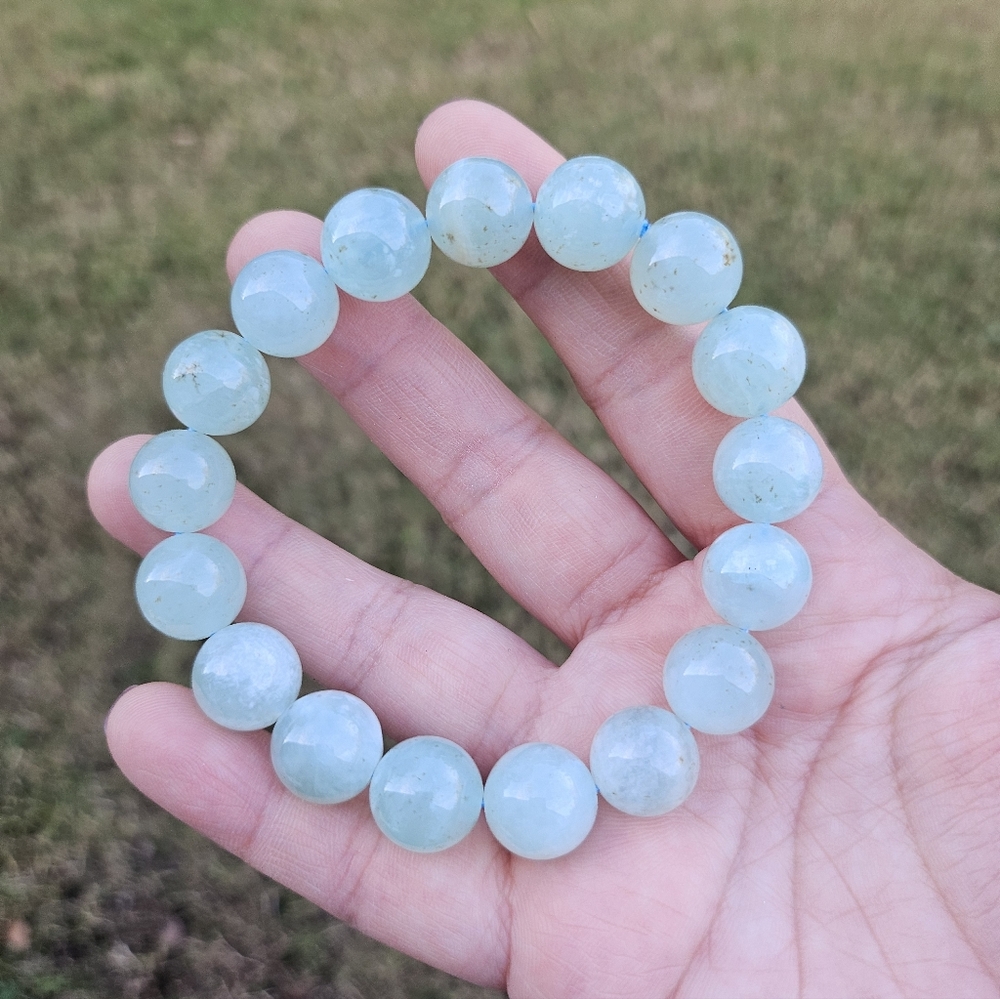celestite bracelet 11mm
